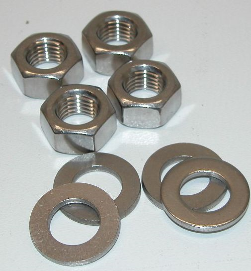 QUARKZMAN Edelstahl Endkappe PT 1" - 304 V2A Verschlußkappe Mit Unterlegscheibe