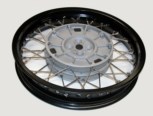 Hinterradfelge mit konventionellem Felgenring 17`