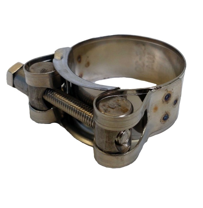 Spannschelle Edelstahl Krümmer zum Mittelschalldämpfer 36-39mm