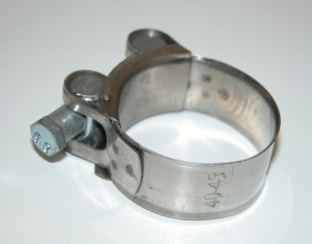 Edelstahlschelle 40 - 43 Y-Rohr - MST BMW