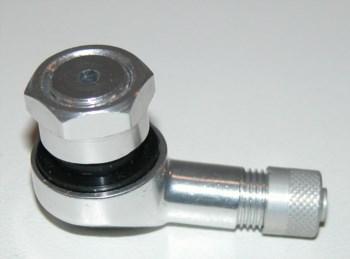 Winkelventil silber eloxiert 11,3mm