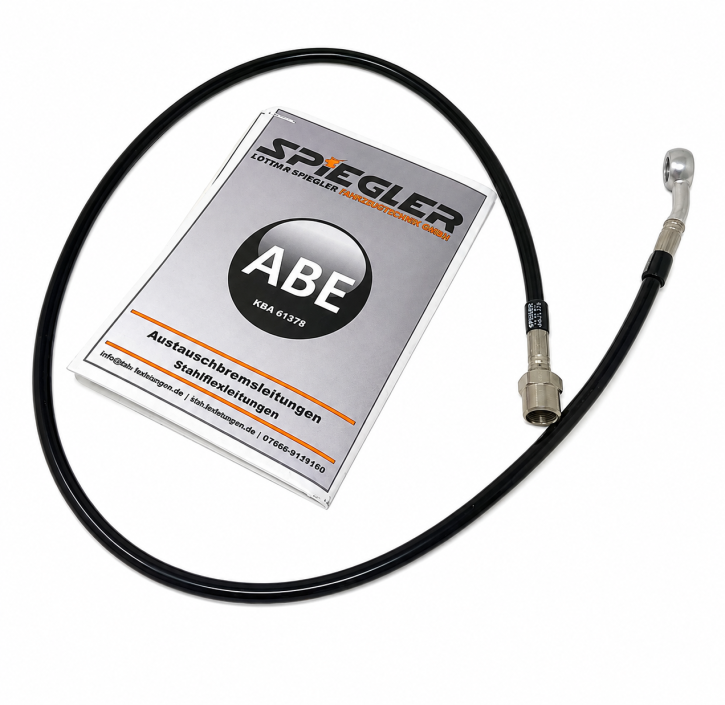 Stahlflexbremsleitung für BMW R 80 - 100 R Boxer