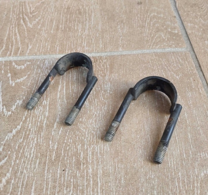 Hauptrohr - Frontverkleidung Haltebügel SET gebraucht für BMW Motorrad R 80 GS - R 100 GS