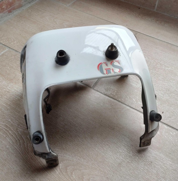 Cockpitverkleidung Lampenträger original für BMW R 80 100 GS weiss gebraucht