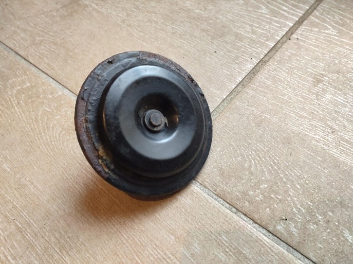 Hupe 12V groß gebraucht schwarz Bosch für BMW Motorrad