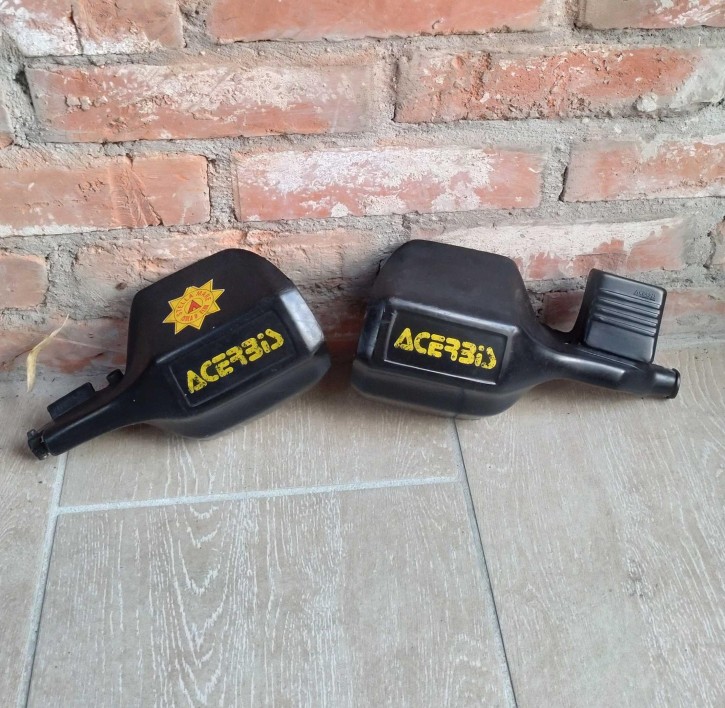 Handschützer original für BMW R65 R 80 100 GS ST schwarz gebraucht