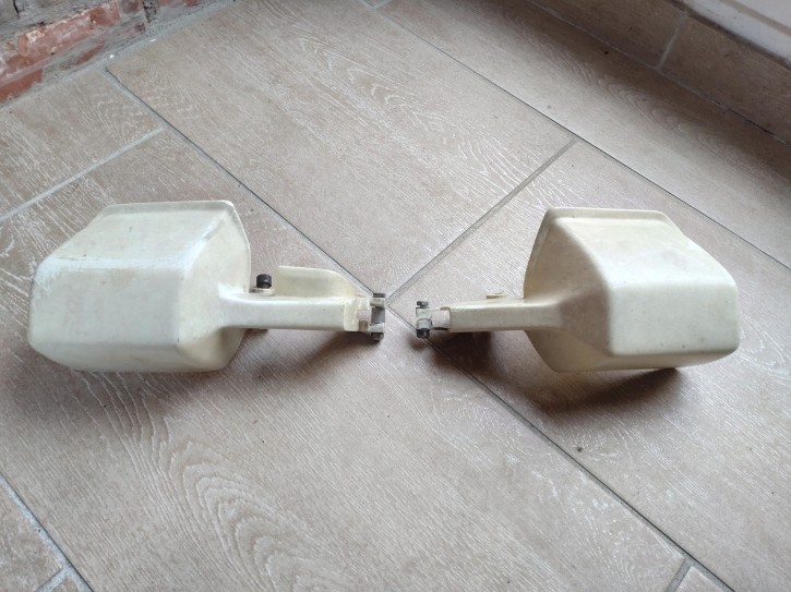 Handschützer original für BMW R65 R 80 100 GS ST weiss gebraucht