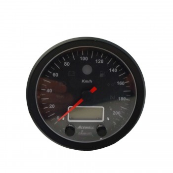 Acewell ACE-CA085-213ABB Motorradtachometer Schwarz