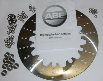 Bremsscheibenumbau BMW R und K komplett 285mm