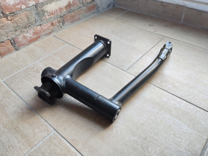 BMW R65 Stahlschwinge hinten schwarz pulverbeschichtet gebraucht