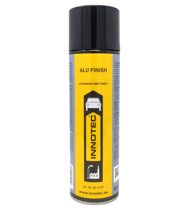 Alu Finish – Alugrauer Spritzlack in Werksoriginal-Qualität für Metall & Kunststoff 500ml