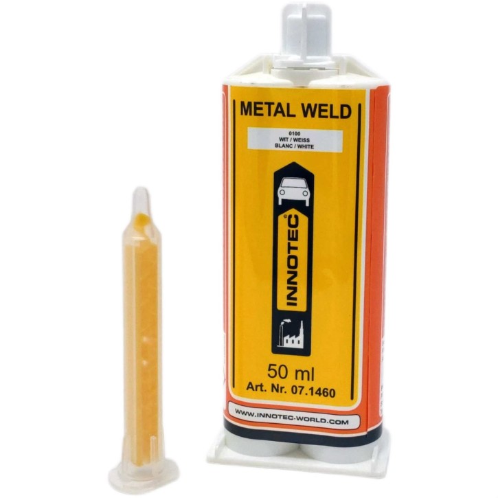 Innotec Metal Weld – 2K-Methylmethacrylatkleber für Metall und Verbundwerkstoffe 50ml