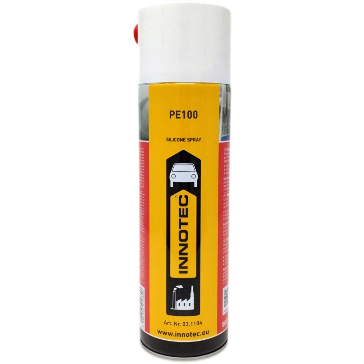 Innotec PE100 Kunststoff-, Gummi- & Elektronikschutz Spray – Pflege, Feuchtigkeitsschutz & Schmierung 500ml