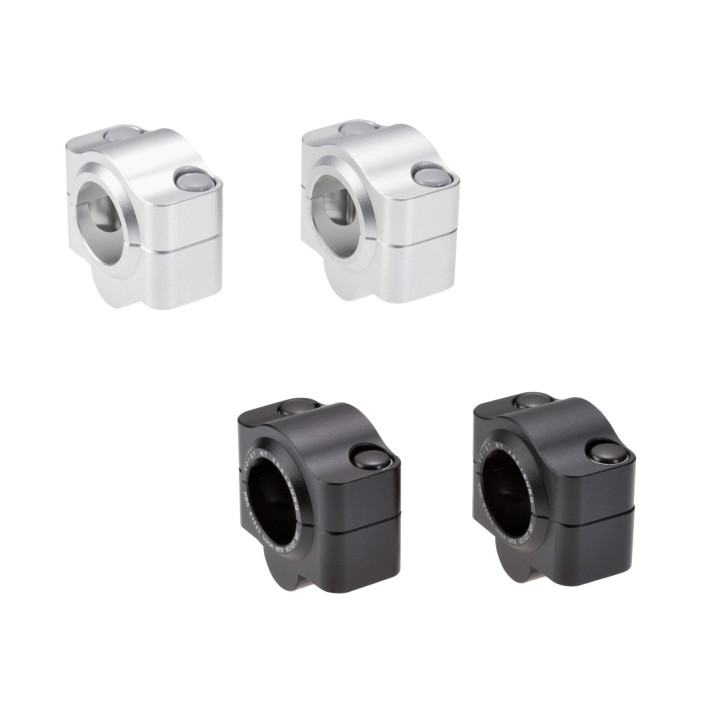 Voigt Moto Lenkerklemmsatz von 22,2mm auf 28,6mm - 20mm hoch mit ABE