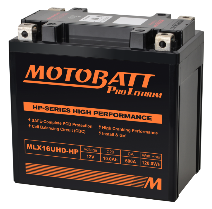 Motobatt Batterie Pro Lithium HP für BMW Motorrad Modelle R1200 GS / R1300 GS / R12 G/S