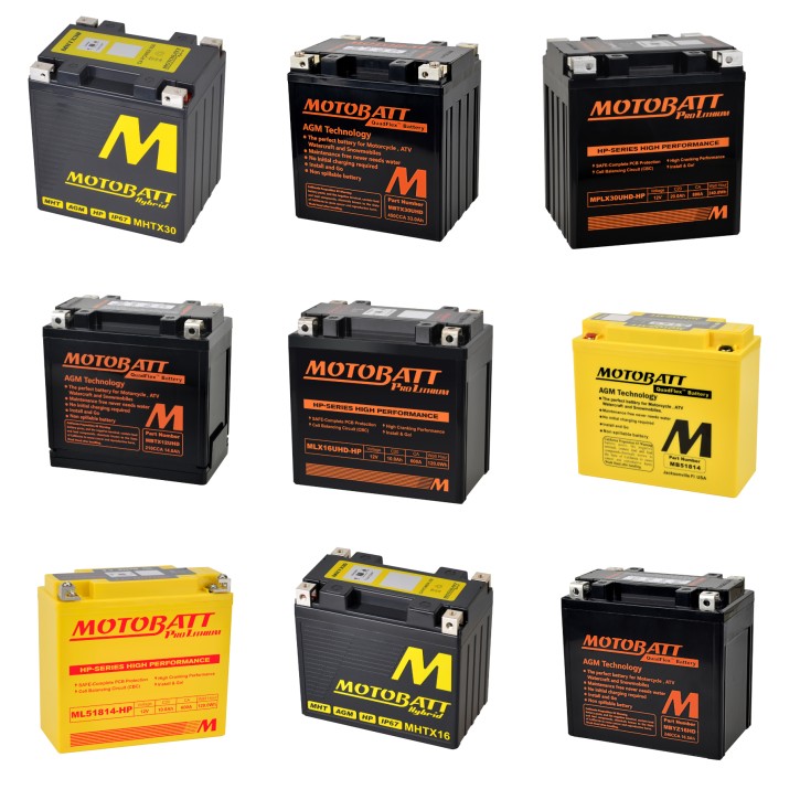 Motobatt Batterien für verschiedene BMW Motorrad Modelle