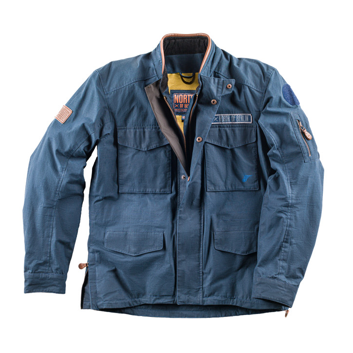 NORTH OF BERLIN MOTO 65 JACKE HERREN 56 blau