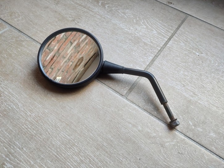 Spiegel Kunststoff mattschwarz gebraucht  kurz für GS rechts und links