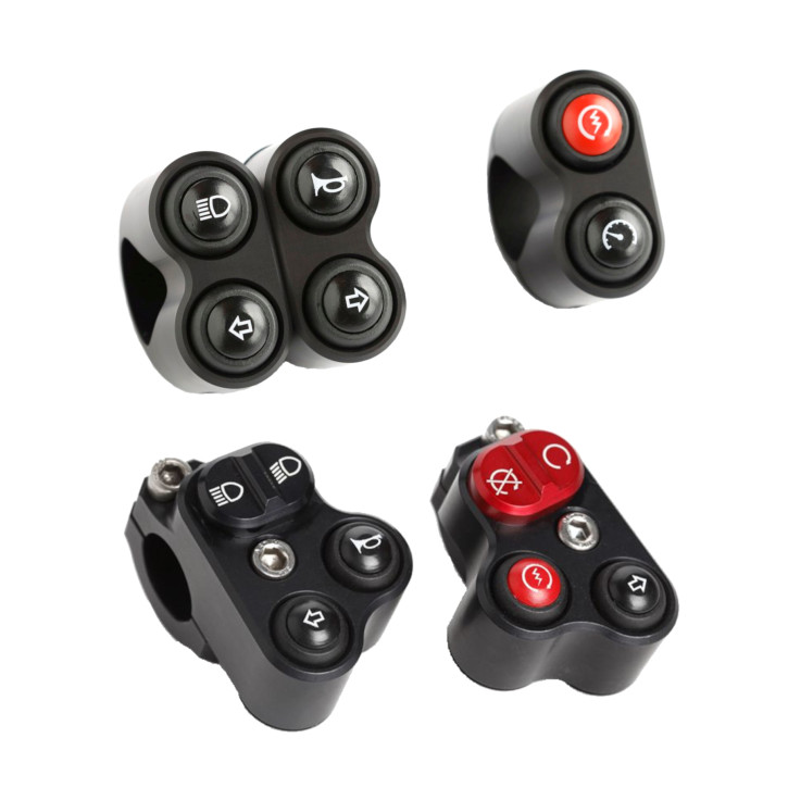 Renard - Custom Schaltereinheiten für unsere Umbauten mit 22mm Lenker