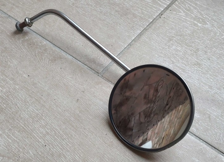 Spiegel Metall verchromt rechts lang gebraucht für BMW Motorrad