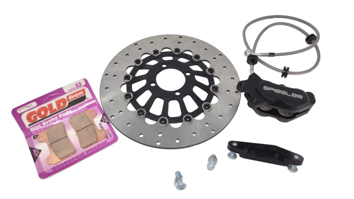 Hochleistungs-Bremsanlage 4-Kolben für BMW R 80 GS / R 100 GS (ab 1988)