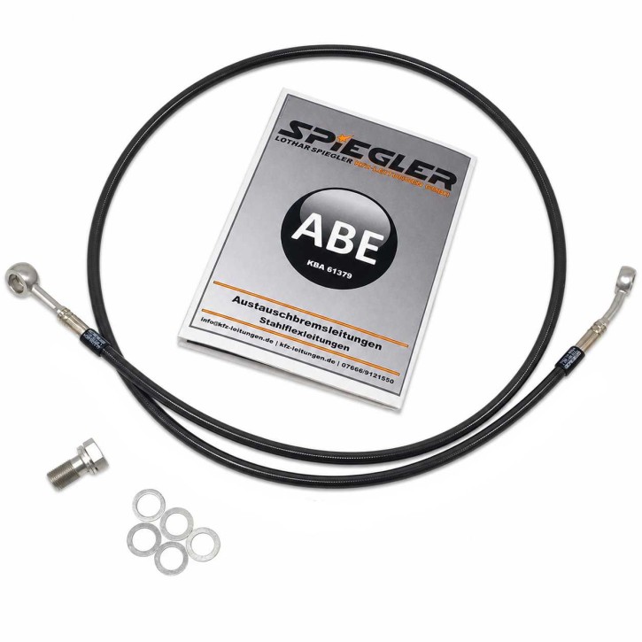 Stahlflexbremsleitung für BMW GS ab Bj 1991 für 320mm Bremsscheibe