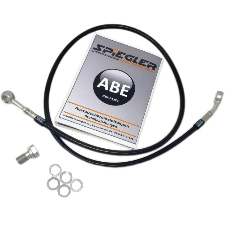 Stahlflexbremsleitung für BMW GS bis Bj 1991 für 320mm Bremsscheibe
