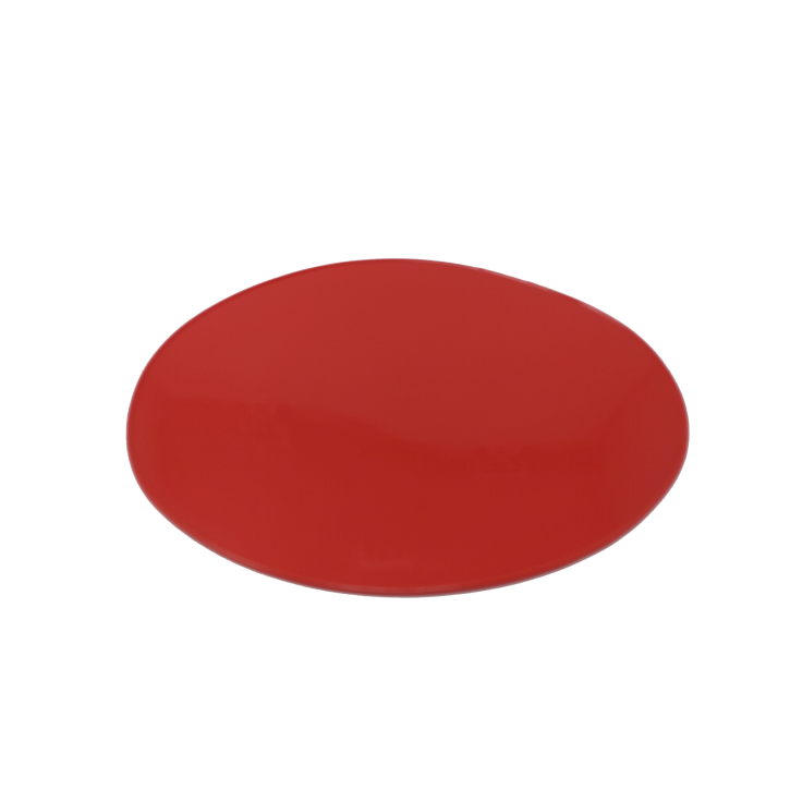 UFO Nummerntafelträger - Startnummerntafel OVAL rot