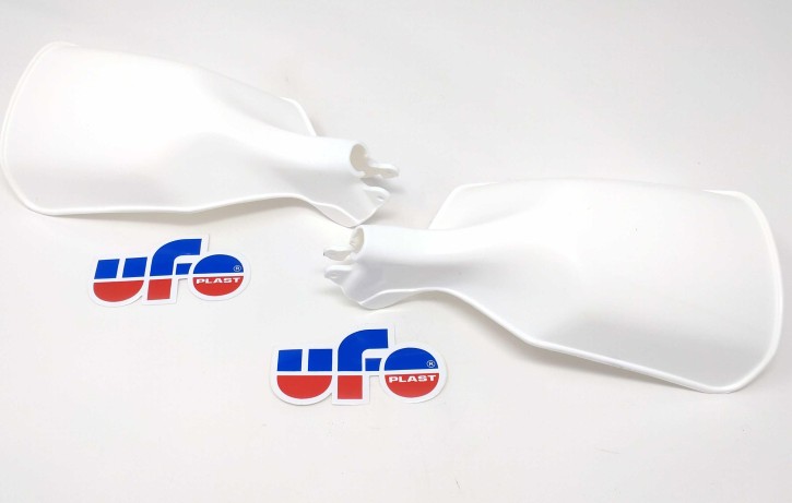 UFO Plast Universal weisse Handschützer im klassischen Design UFO Plast Universal weisse Handschützer im klassischen Design