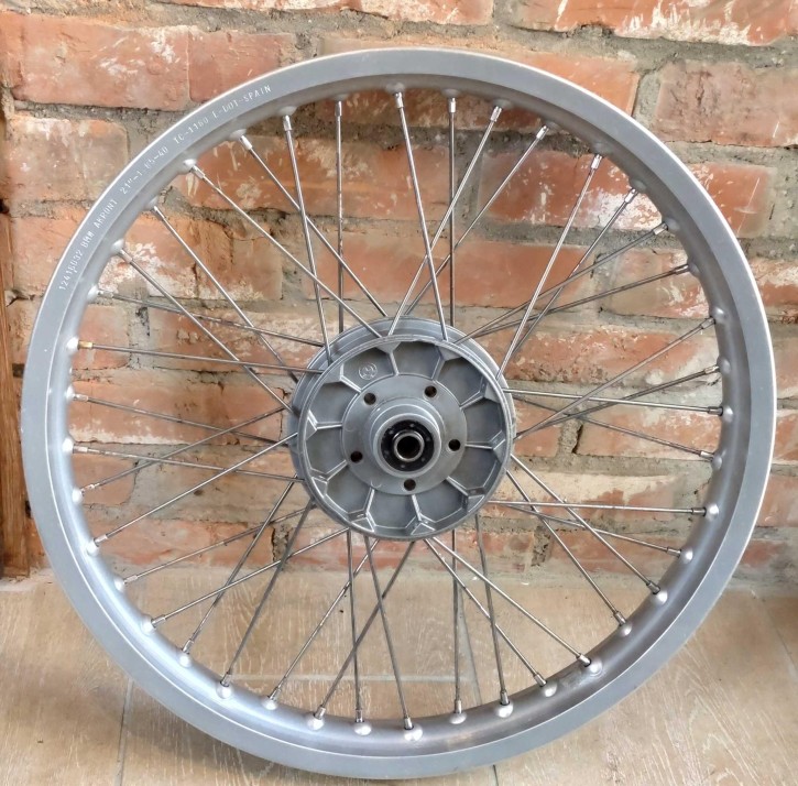 BMW R80 G/S Vorderrad Felge Rad gebraucht Akront 1.85x21 12416032