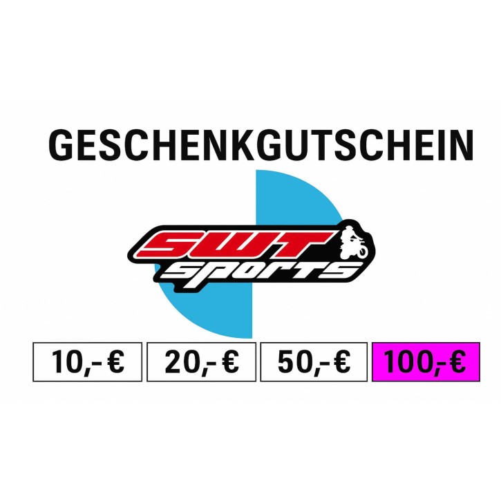 SWT-Sports Geschenkgutschein - Wertgutschein 100,-€