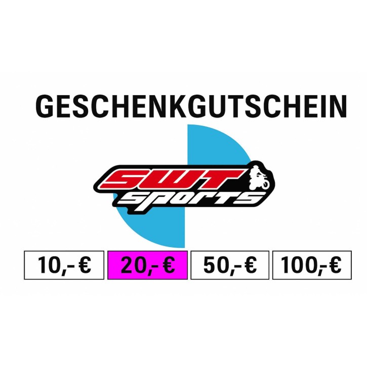 SWT-Sports Geschenkgutschein - Wertgutschein 20,-€
