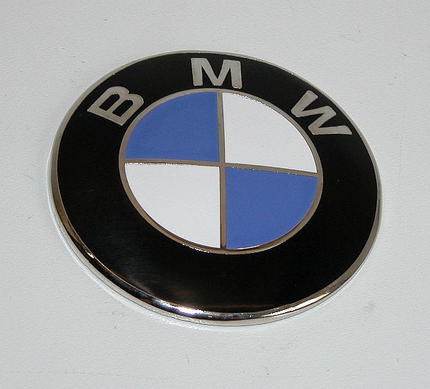 Premium BMW Motorrad Emblem emailliert 70mm schwere Ausführung