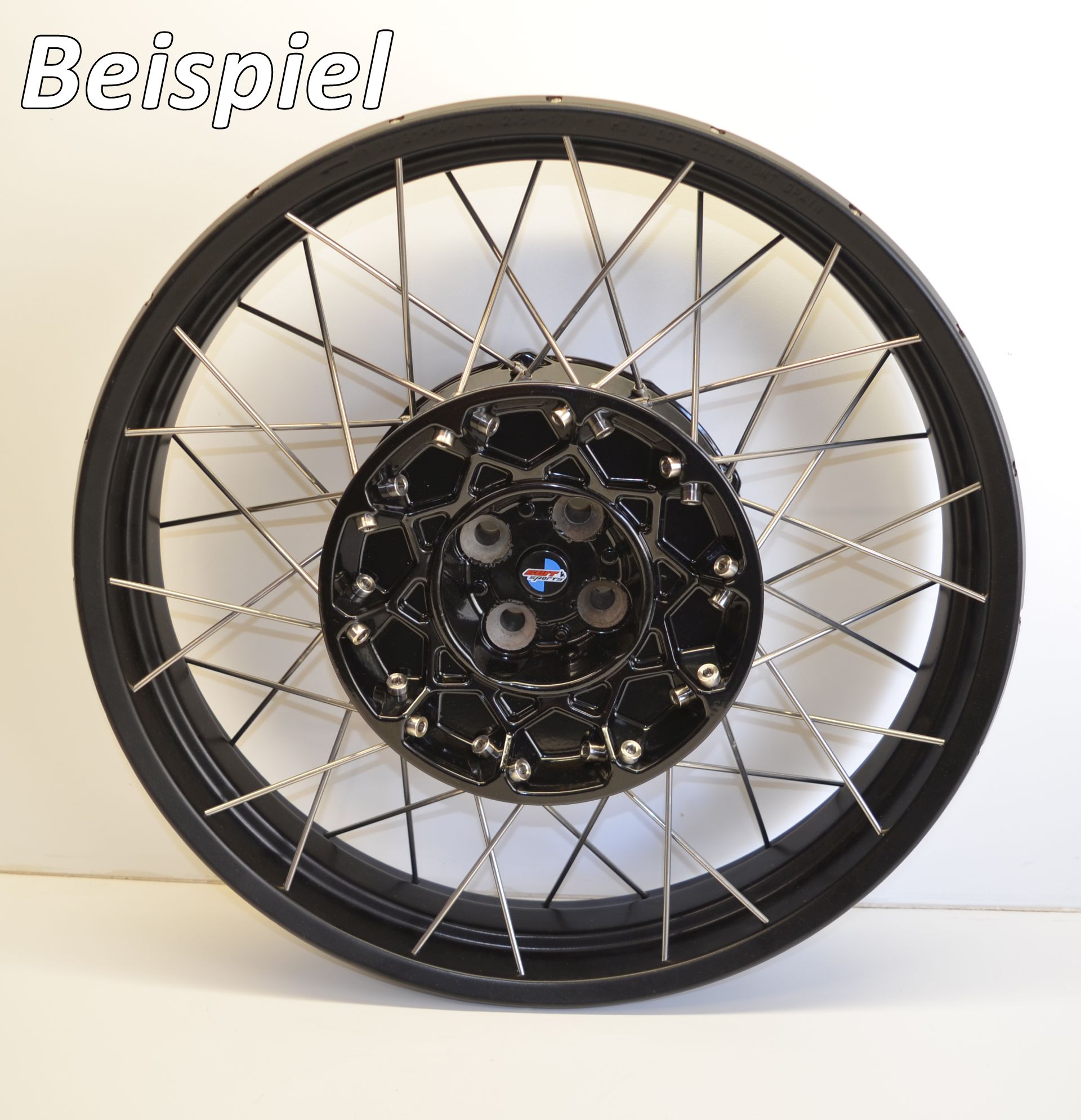 Speichensatz BMW Motorrad R 100 GS Hinterrad Edelstahl - Speichen Nippel