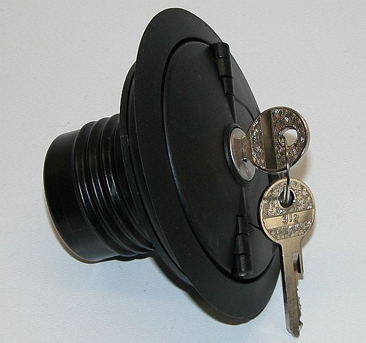 Abschließbarer Tankdeckel mit Entlüftung (Lieferung inkl. 2 Stück Schlüssel)