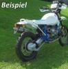 ACERBIS Kotflügel hinten Nost weiß - LED Rücklicht