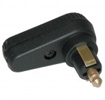 Winkelstecker - Stecker - Bordstecker  12 V DIN gewinkelt