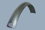 Enduro Kotflügel vorne rund silber