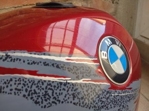 Kraftstofftank BMW Motorrad R80GS - R100GS rot gebraucht