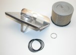 Montageplatte für Sportluftfilter Alu - Wüstenfilter