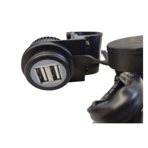 2-fach USB Steckdose - Anschluss 12 V max. 2000 mA