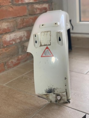 Schutzblech hinten gebraucht weiss original für BMW R80 R100 GS