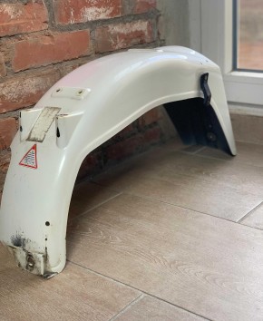 Schutzblech hinten gebraucht weiss original für BMW R80 R100 GS
