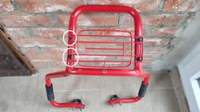 Hauptrohr - Lampenträger - Frontverkleidung gebraucht für BMW Motorrad R 80 GS - R 100 GS rot