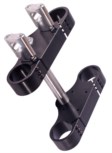 Gabelbrücke für 48er USD WP Gabel mit TÜV für BMW Motorrad 2V