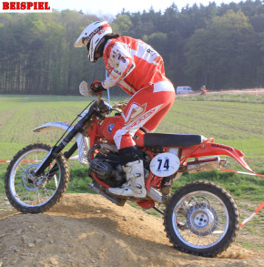 Enduro UFO Kotflügel hinten in rot