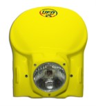 Lampenmaske UFO  Retro - Vintage  uni gelb