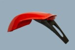 ACERBIS Kotflügel hinten Nost rot - LED Rücklicht