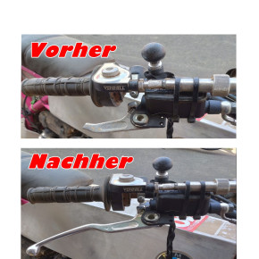 Bremshebel - Handhebel silber rechts für Brembo PS 13mm