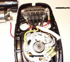 Diodenplatte Spezial für BMW Motorrad 2-Ventil Boxer